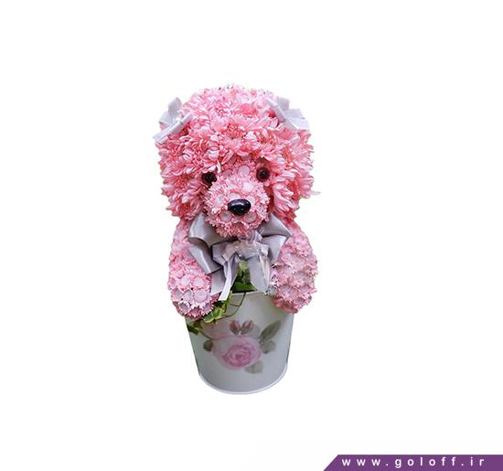 سفارش گل فانتزی - گل تولد نوزاد خرس مهربان - Flower Toy | گل آف